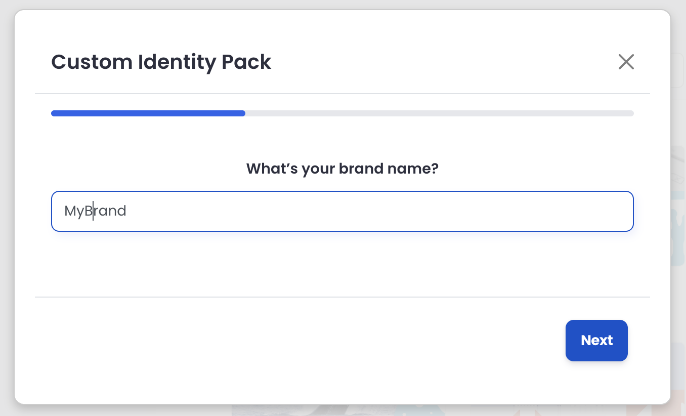 custom brand identity