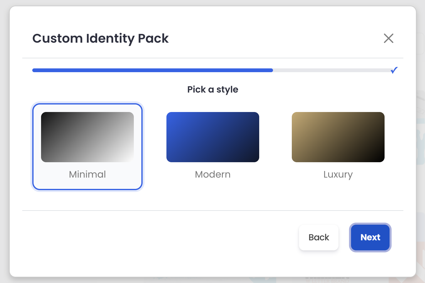 custom brand identity